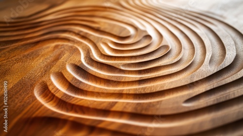 Laser-engraved wood texture Popular for custom furniture, decorative items, and signage, offering intricate designs that combine technology with natural materials.