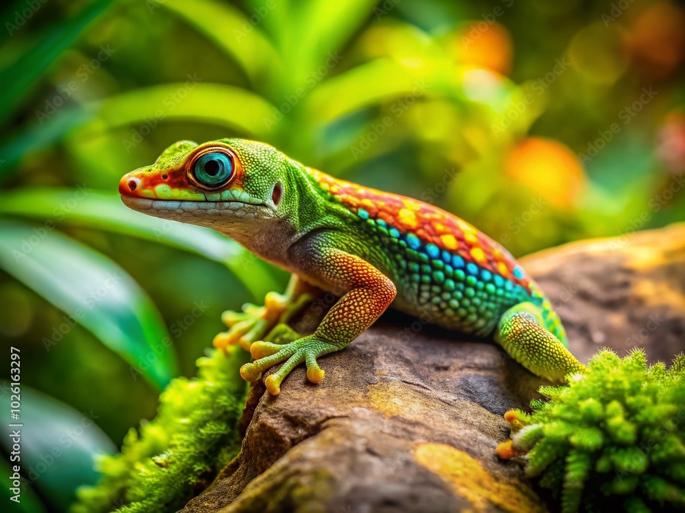 Fototapeta premium Understanding the Relationship Between Geckos and Lizards: A Conceptual Exploration