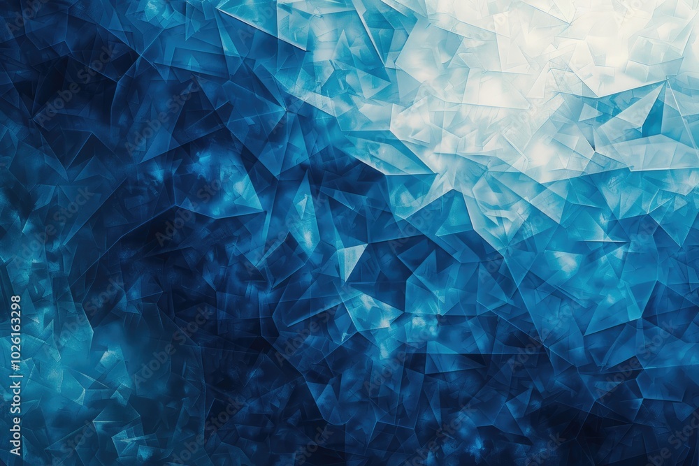 Abstract Geometric Pattern with Blue and White Color Gradient Abstract Geometric Pattern with Blue and White Color Gradient
