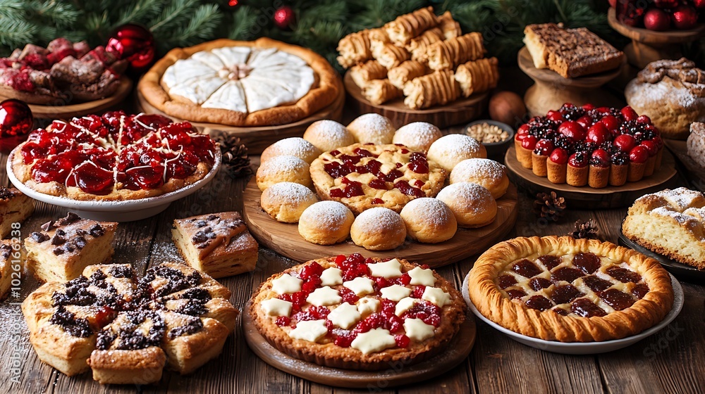 Homemade Christmas Gifts on Rustic Table Display Homemade Christmas Gifts on Rustic Table Display
