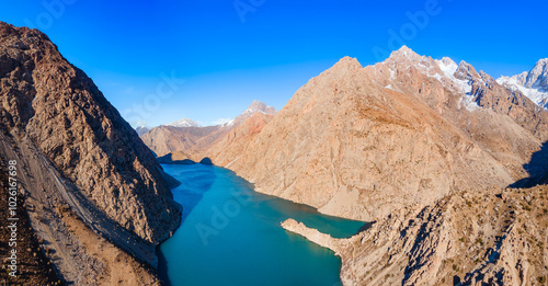 Seven Lakes in Fann mountains in Tajikistan photo