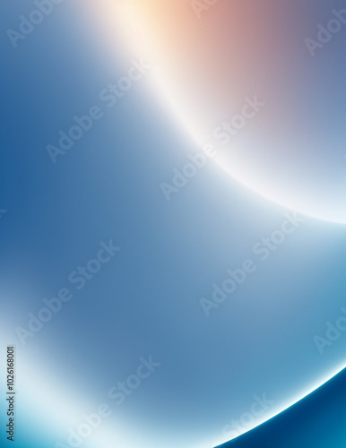 abstract blue background with waves - abstract gradient blue background - Generative AI