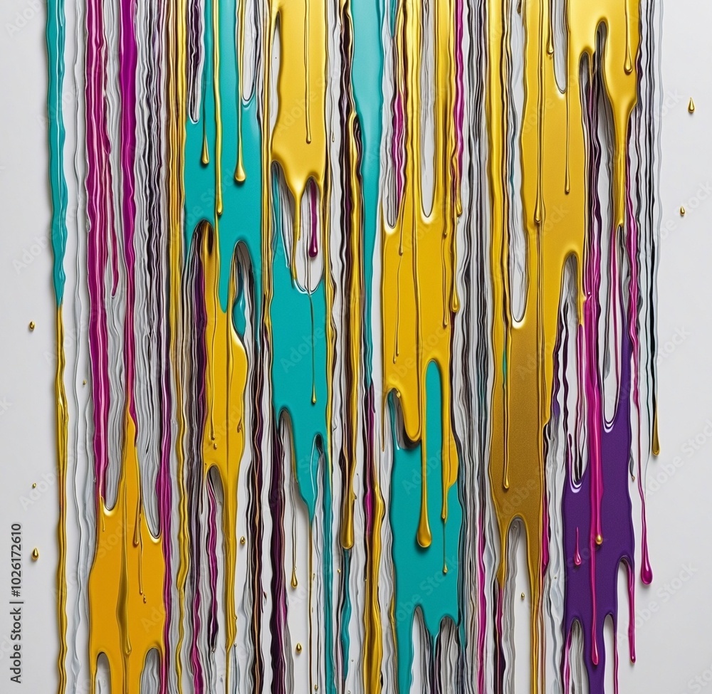 Vibrant Abstract Design with Dripping Shapes and MediumPurple, Cyan, RosyBrown, Gold, Goldenrod, silver, and Metallic Gold Vibrant Abstract Design with Dripping Shapes and MediumPurple, Cyan, RosyBrown, Gold, Goldenrod, silver, and Metallic Gold