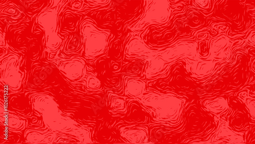 ABSTRACT RED BACKGROUND FLAT COLOR WITH MESSY PAINT BRUSH DESIGN VECTOR TEMPLATE FOR WALLPAPER, COVER DESIGN