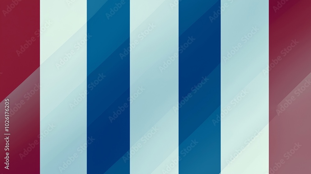 Vibrant Flag Design with Stripes in Red and Blue Colors Vibrant Flag Design with Stripes in Red and Blue Colors