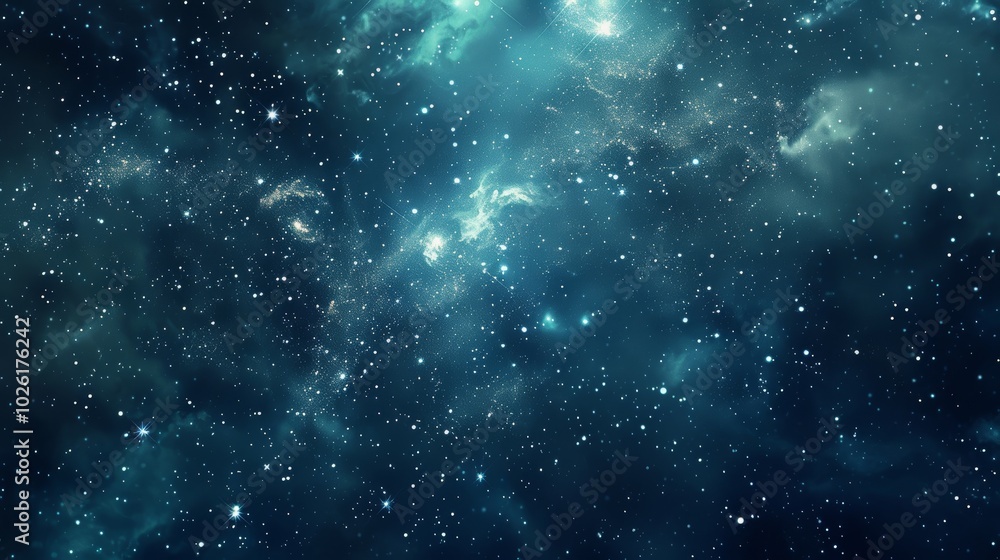 Stars and cosmic clouds illuminate the night sky in a stunning display of distant galaxies and celestial wonders Stars and cosmic clouds illuminate the night sky in a stunning display of distant galaxies and celestial wonders