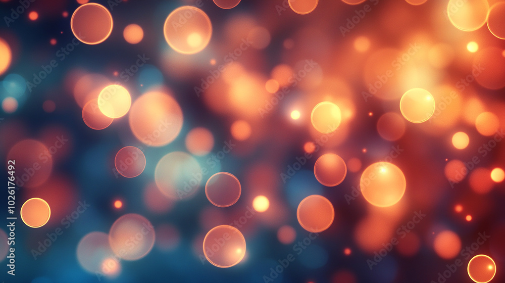 Soft bokeh background with glowing round light orbs Soft bokeh background with glowing round light orbs