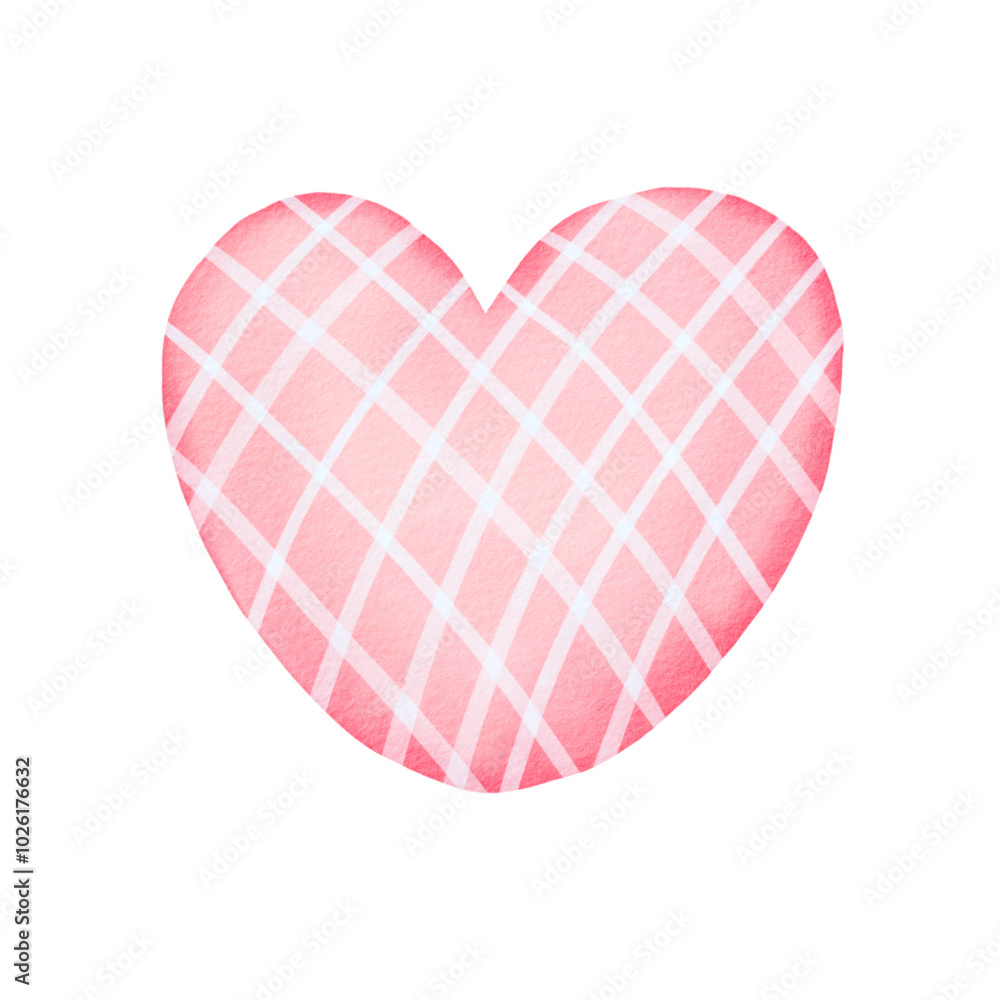 Watercolor pink heart isolated on white background. Design element for postcard, sticker, poster, badge, invitation. Valentine's Day, love, wedding. delicate pink color Watercolor pink heart isolated on white background. Design element for postcard, sticker, poster, badge, invitation. Valentine's Day, love, wedding. delicate pink color