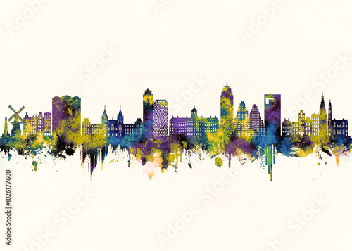 Photography Amsterdam City Skyline