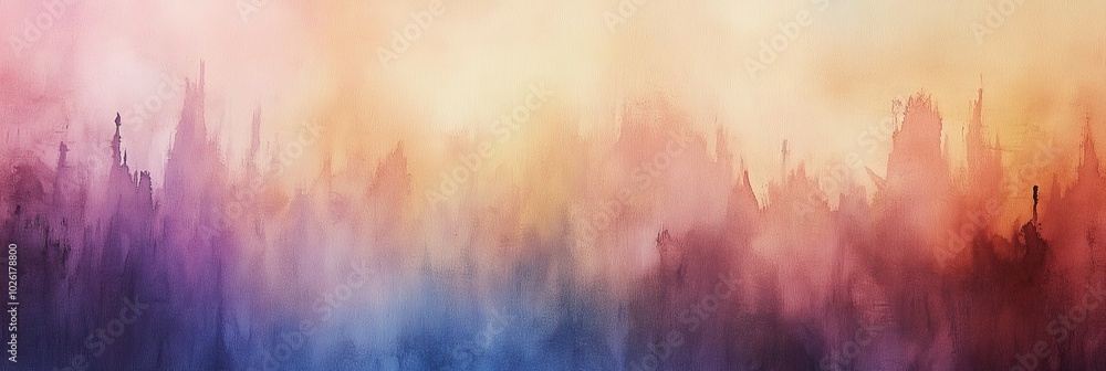 Layered ink washes in varying intensities, creating a serene and calming gradient background Layered ink washes in varying intensities, creating a serene and calming gradient background