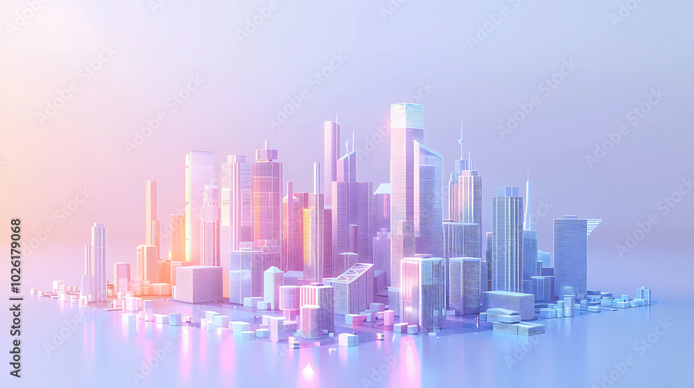 Fototapeta premium city skyline