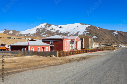 Murghab is the highest town in Tajikistan photo