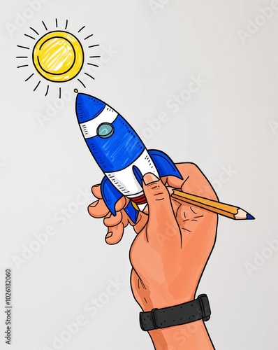 Obraz na płótnie hand drawing apollo clipart on plain white background
