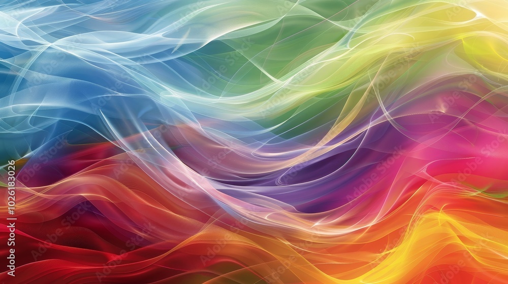 Abstract spectrum waves Abstract spectrum waves