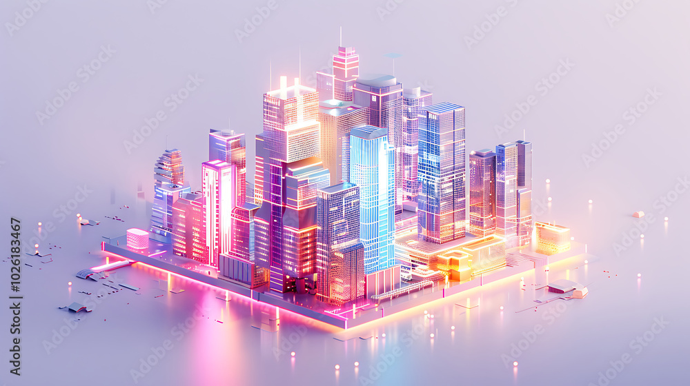 Fototapeta premium city skyline