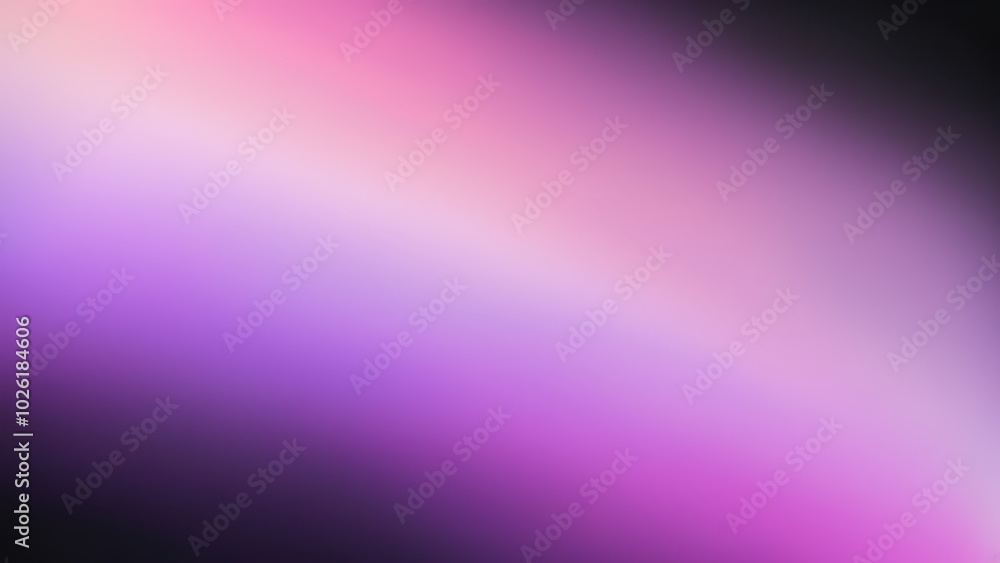 Fototapeta premium A smooth gradient blending pink and purple hues against a dark background.