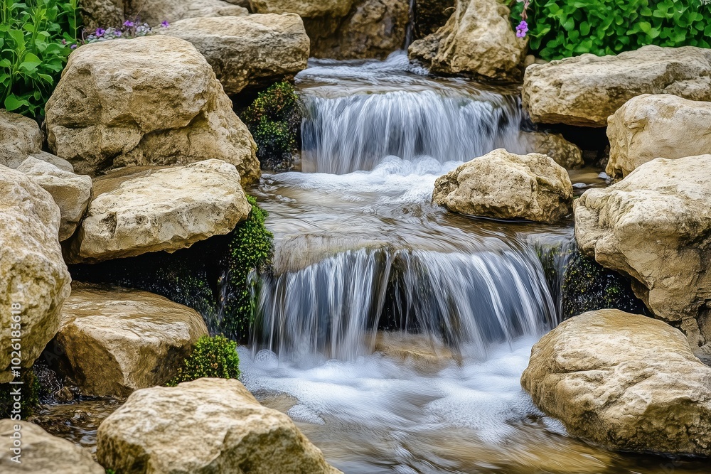 Crystal-Clear Water in a Natural Mountain Setting Crystal-Clear Water in a Natural Mountain Setting