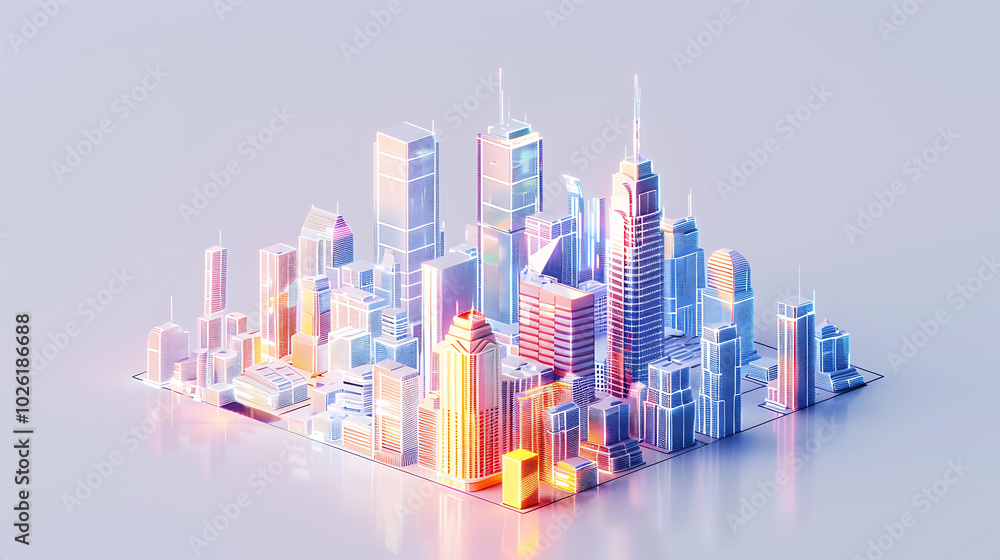 Fototapeta premium city skyline