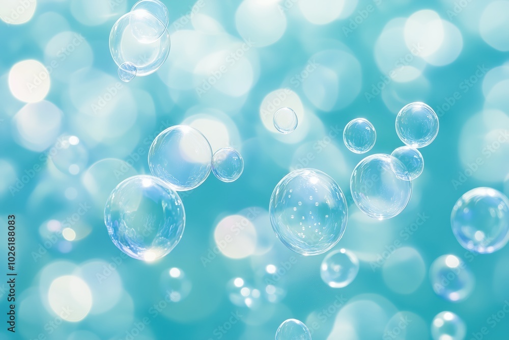 Hydration-Themed Skincare Background Hydration-Themed Skincare Background