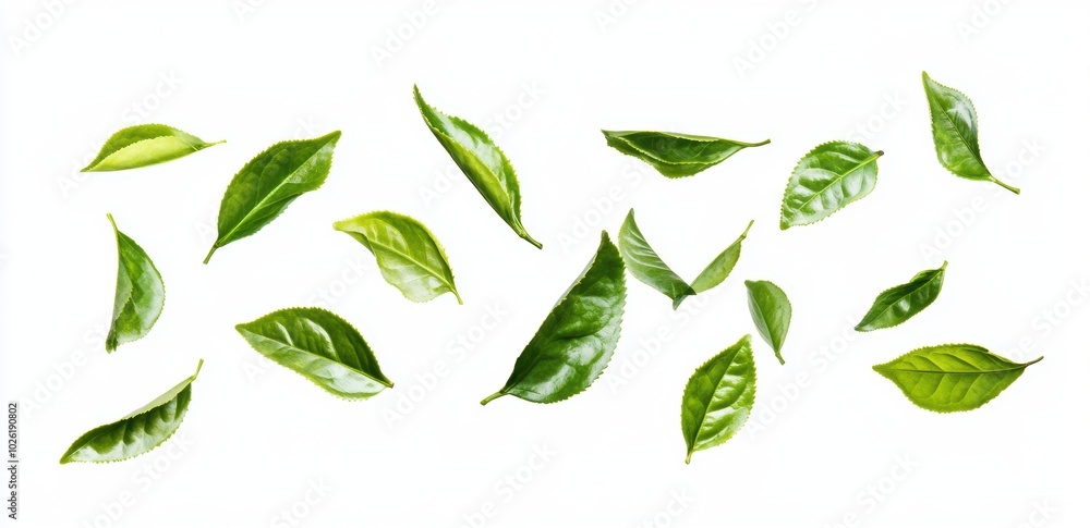 Green Tea Leaves. Green Tea Leaves.