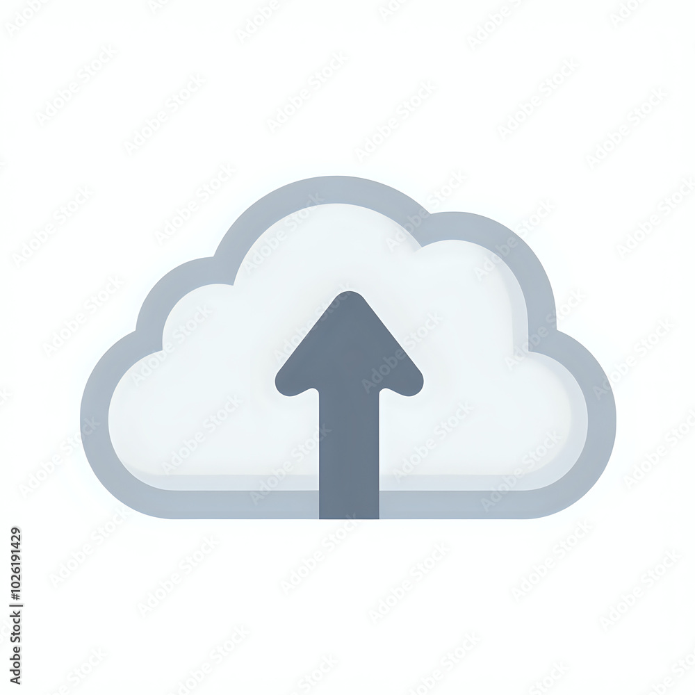 A cloud upload icon featuring an outlined cloud with an upward-pointing arrow, perfect for file upload interfaces and applications. A cloud upload icon featuring an outlined cloud with an upward-pointing arrow, perfect for file upload interfaces and applications.