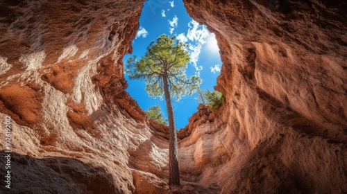 Vibrant Outdoor Photography of Providence Canyon State Park: Captured with Nikon D850, showcasing natural light and vivid colors in stunning detail. photo