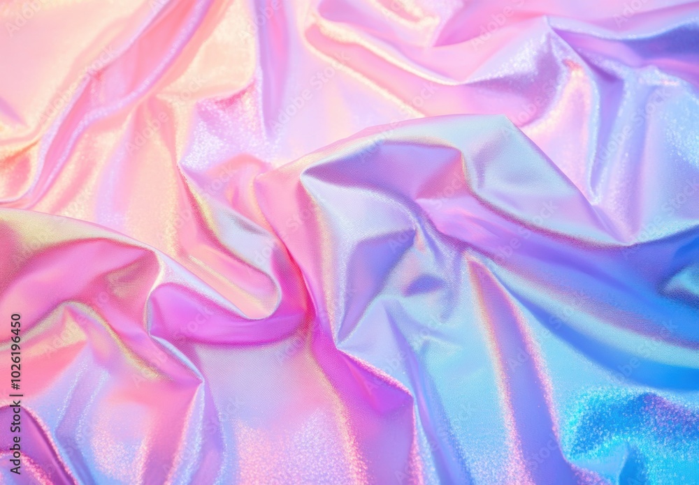 Obraz premium Holographic Fabric Texture.