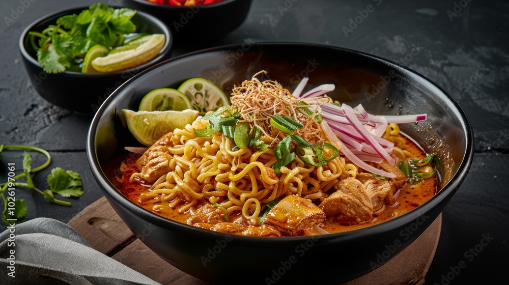 Khao Soi, Northern Thai Noodle Soup Khao Soi, Northern Thai Noodle Soup