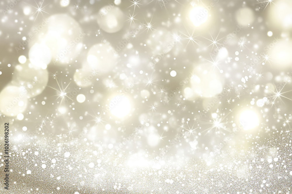 Soft and Radiant White Bokeh Background with Glimmering Sparkles Soft and Radiant White Bokeh Background with Glimmering Sparkles