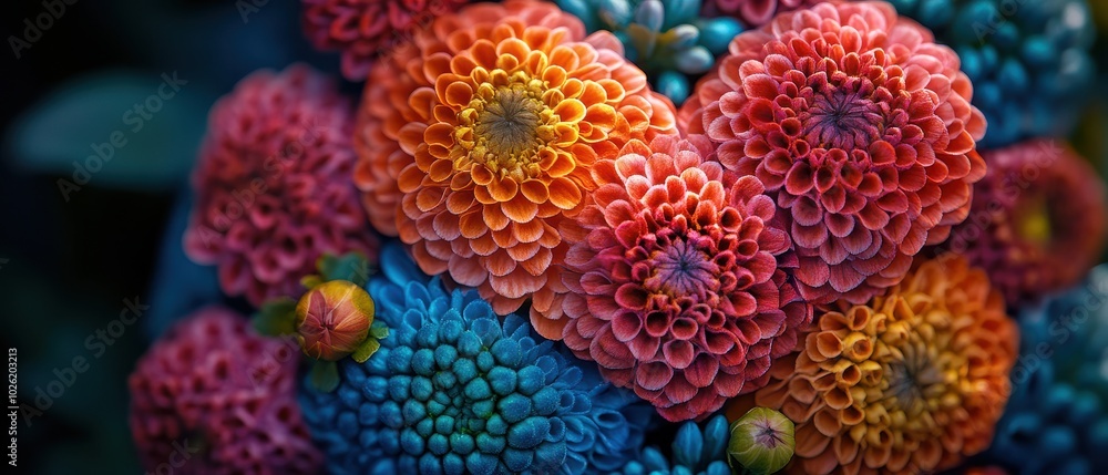 Fototapeta premium Diving into Color: Vibrant Coral Reef Ecosystem