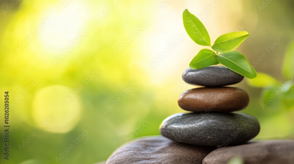 Obraz premium Holistic therapies for grief recovery, focusing on emotional balance through gentle movement and meditation.