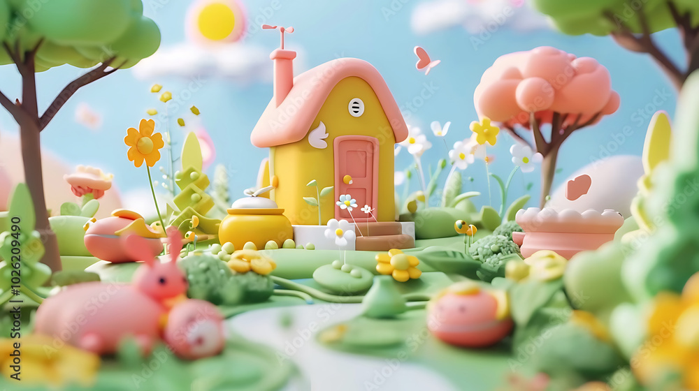 Obraz premium cartoon 3d wallpaper