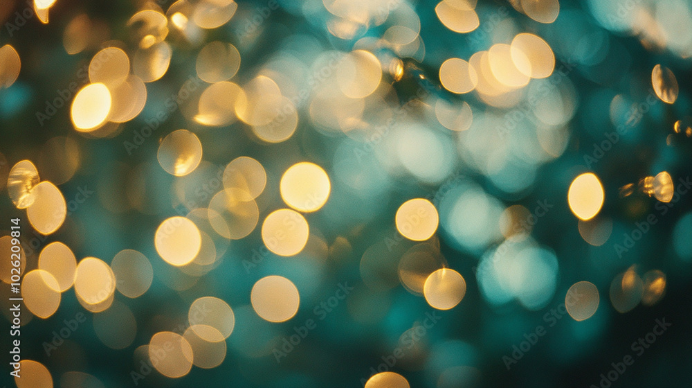 Gentle bokeh effect with soft fuzzy light circles Gentle bokeh effect with soft fuzzy light circles