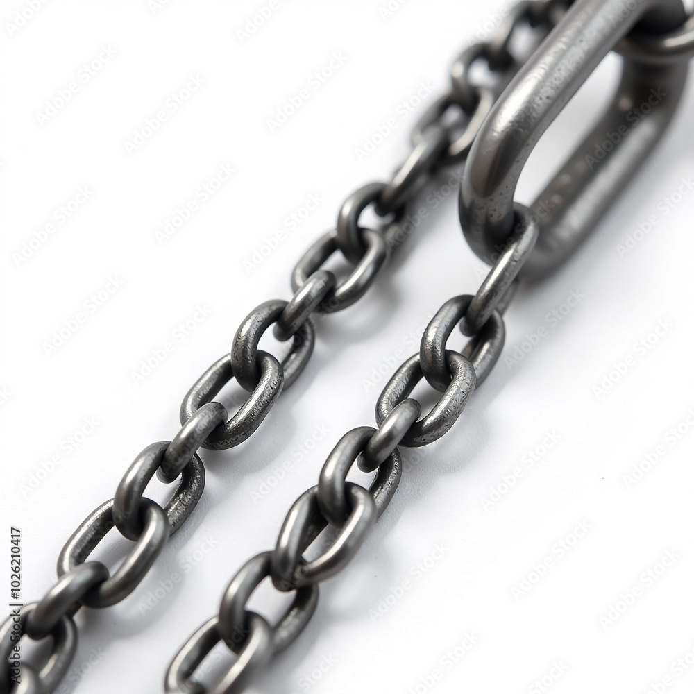 Obraz premium chain isolated on white