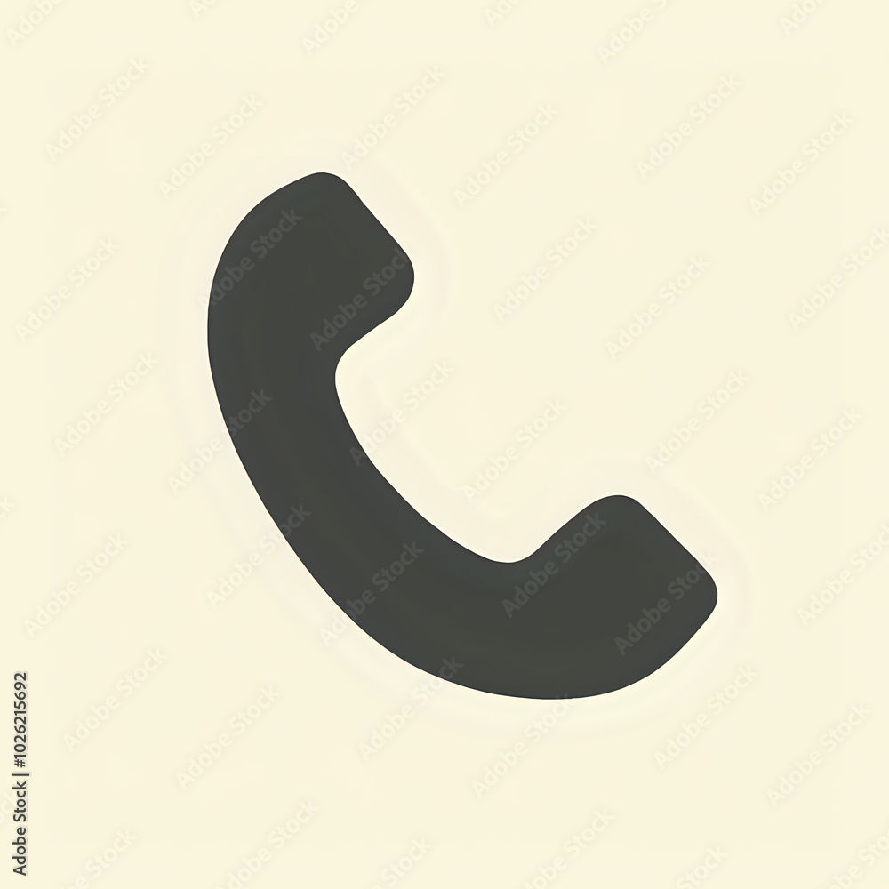 A classic phone handset icon with smooth, rounded edges, perfect for websites that need a touch of retro charm. A classic phone handset icon with smooth, rounded edges, perfect for websites that need a touch of retro charm.