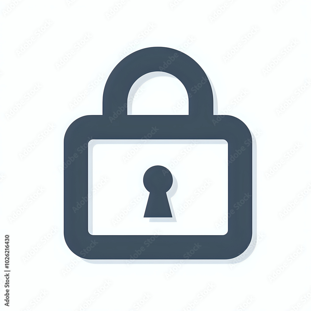 A lock icon symbolizing security, perfect for websites and applications that require a trustworthy and reliable image A lock icon symbolizing security, perfect for websites and applications that require a trustworthy and reliable image