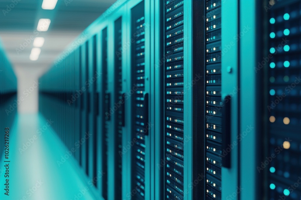 Modern Server Room Data Center Technology Infrastructure Modern Server Room Data Center Technology Infrastructure