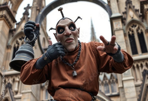 Quasimodo Ring the bells of Notre Dame as the misunderstood hunc photo