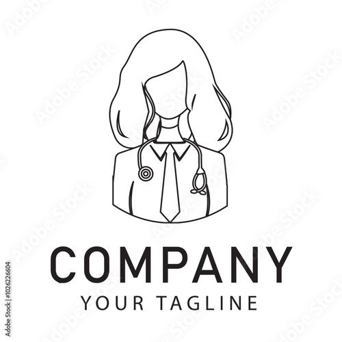 Medica logo vector illustration editable