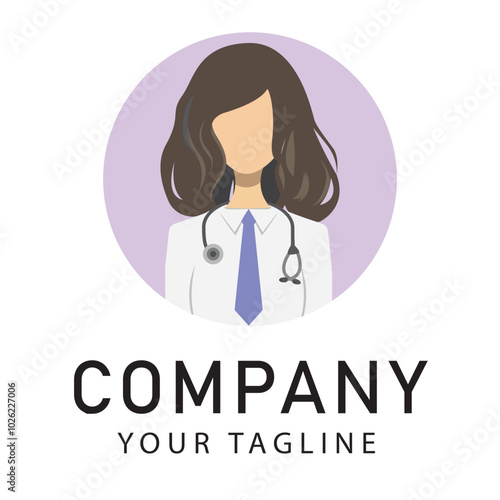Medica logo vector illustration editable