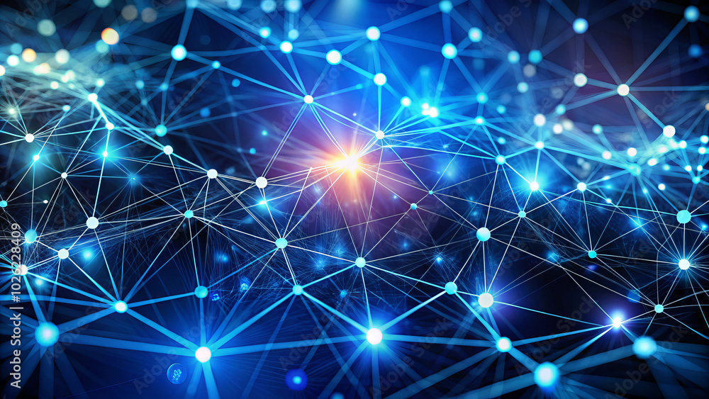 vibrant abstract technology background featuring interconnected neural network connections, showcasing dynamic interplay of light and structure vibrant abstract technology background featuring interconnected neural network connections, showcasing dynamic interplay of light and structure