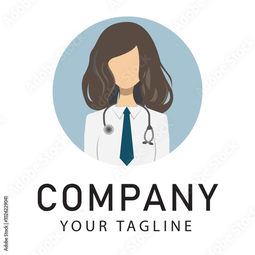 Medica logo vector illustration editable