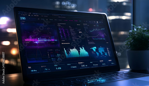 Modern Interactive Dashboard with Sleek Design