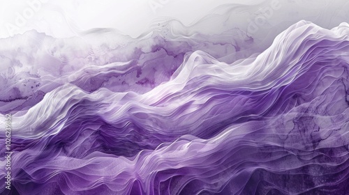 Support systems stock illustration in purple and silver with waves effect