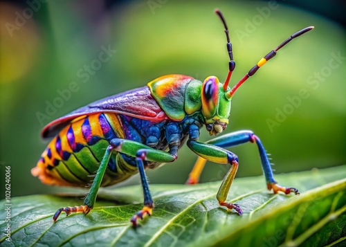 Captivating Insecto Mime Performance in Nature Showcasing Unique Movement and Colorful Display of Mimicry and Behavior