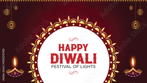 Happy Diwali Advertisement, Banner, Poster, Design vector template, Creative flyer concept, Graphic design element