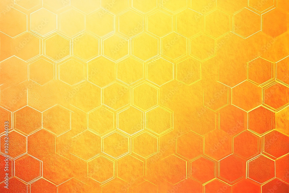Background paper in yellow and orange, overlaid with faint honeycomb shapes. High quality Background paper in yellow and orange, overlaid with faint honeycomb shapes. High quality