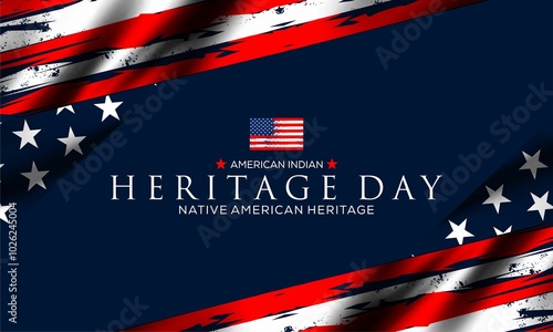 American Indian Heritage Day , vektor backgournd banner photo