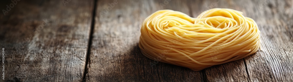 High-Resolution Heart-Shaped Spaghetti Dish for Romantic Dinner or Food Photography, Perfect for Culinary Displays and Menu Designs, Capturing Love and Flavor High-Resolution Heart-Shaped Spaghetti Dish for Romantic Dinner or Food Photography, Perfect for Culinary Displays and Menu Designs, Capturing Love and Flavor