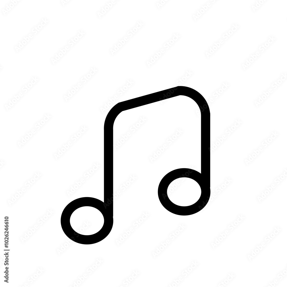 Music notes icon . Music notes symbol Music notes icon . Music notes symbol